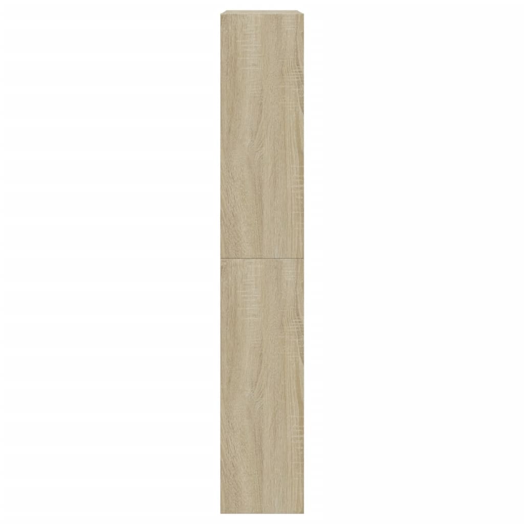 vidaXL jalatsikapp, Sonoma tamm, 60 x 21 x 125,5 cm, tehispuit