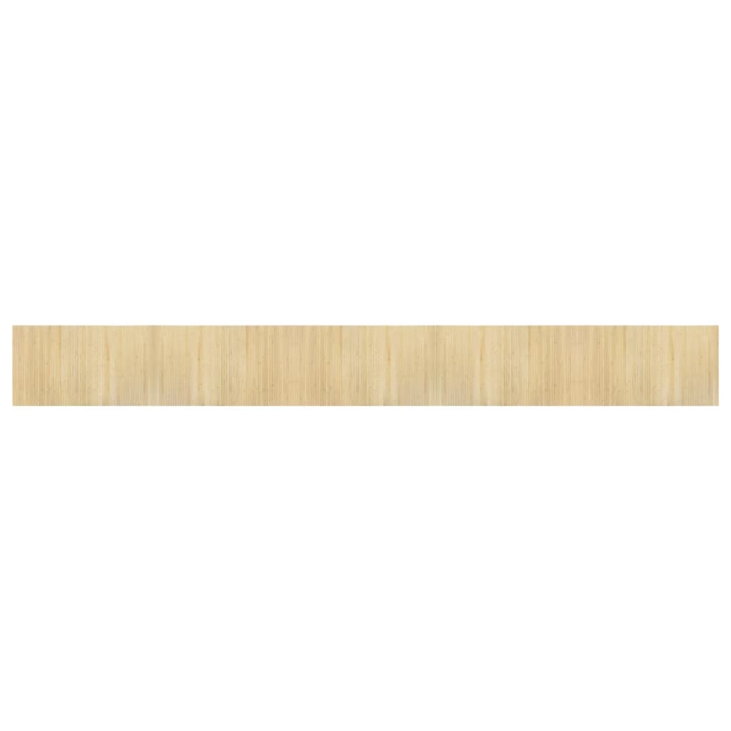 vidaXL vaip, ristkülikukujuline, naturaalne hele, 60 x 500 cm, bambus