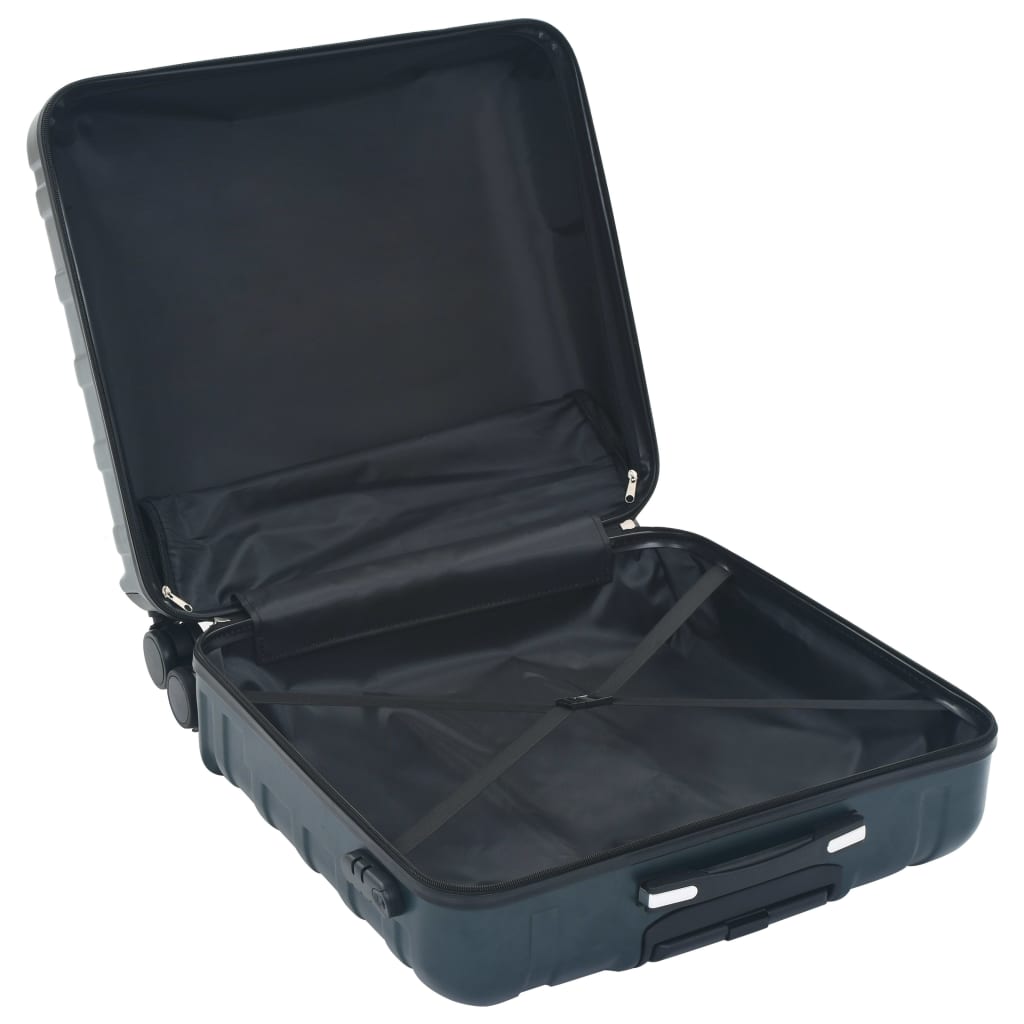 vidaXL kõvakattega kohver 2 tk, roheline ABS