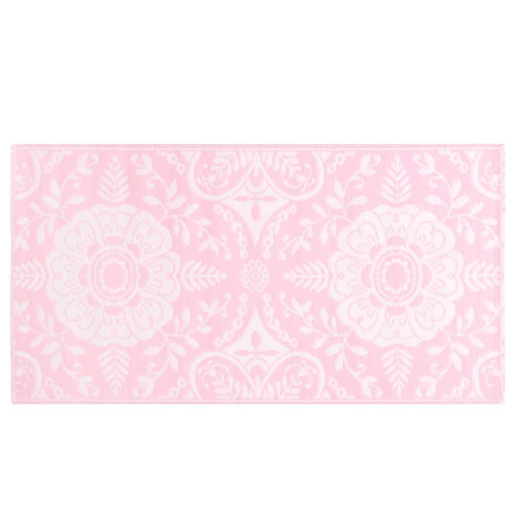 vidaXL õuevaip, roosa, 80 x 150 cm, PP