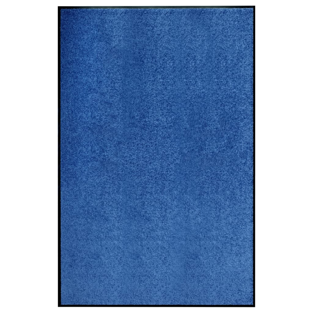 vidaXL uksematt pestav, sinine, 120 x 180 cm