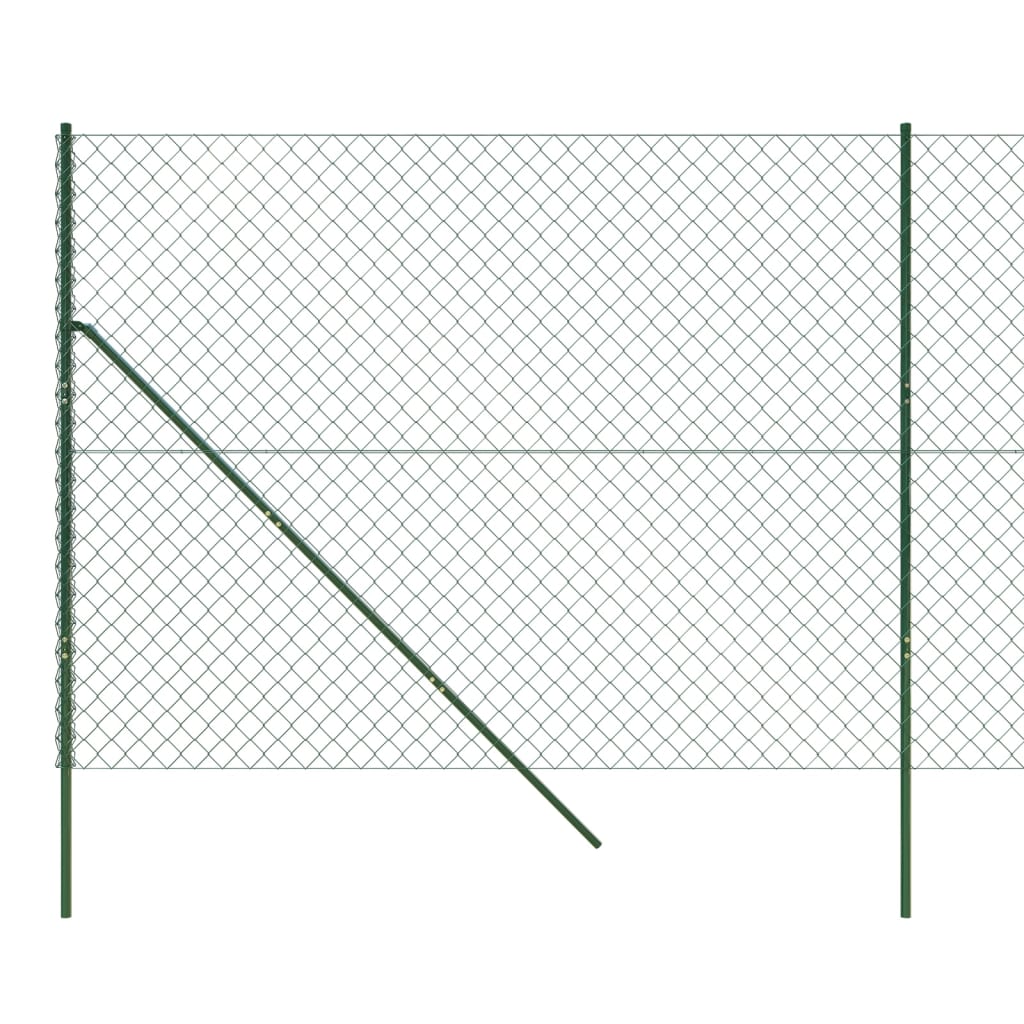 vidaXL võrkaed, roheline, 1,8 x 25 m