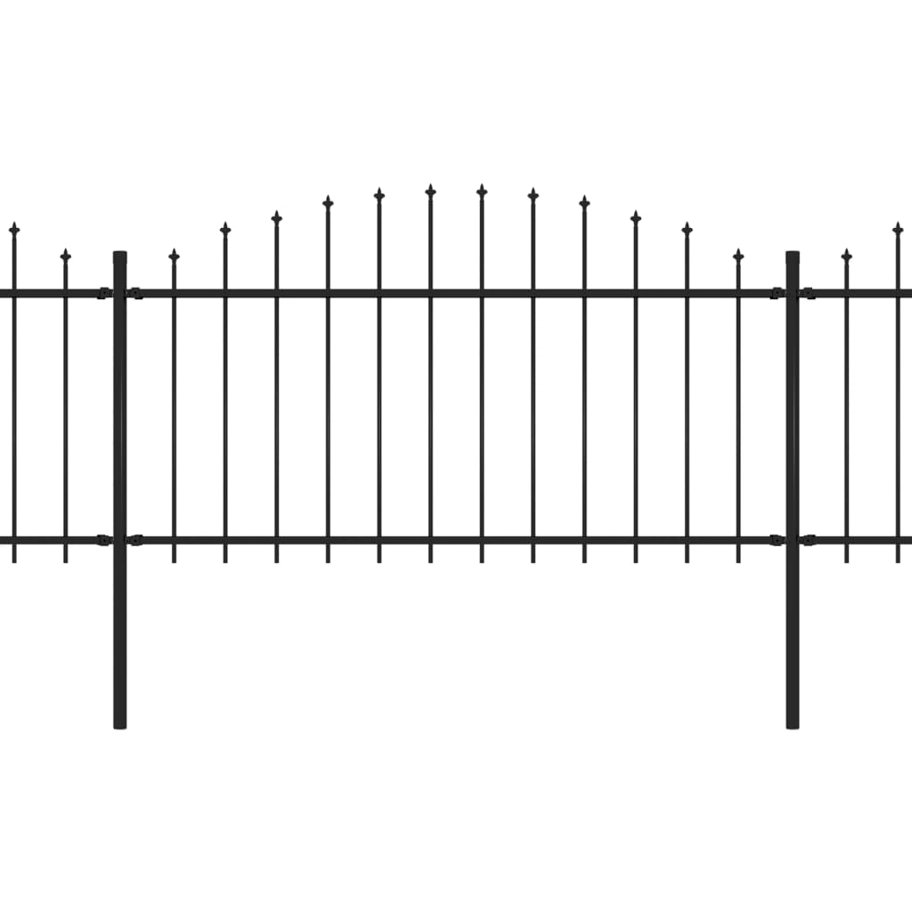 vidaXL aed teravatipuline, teras, (1,25–1,5) x 3,4 m, must