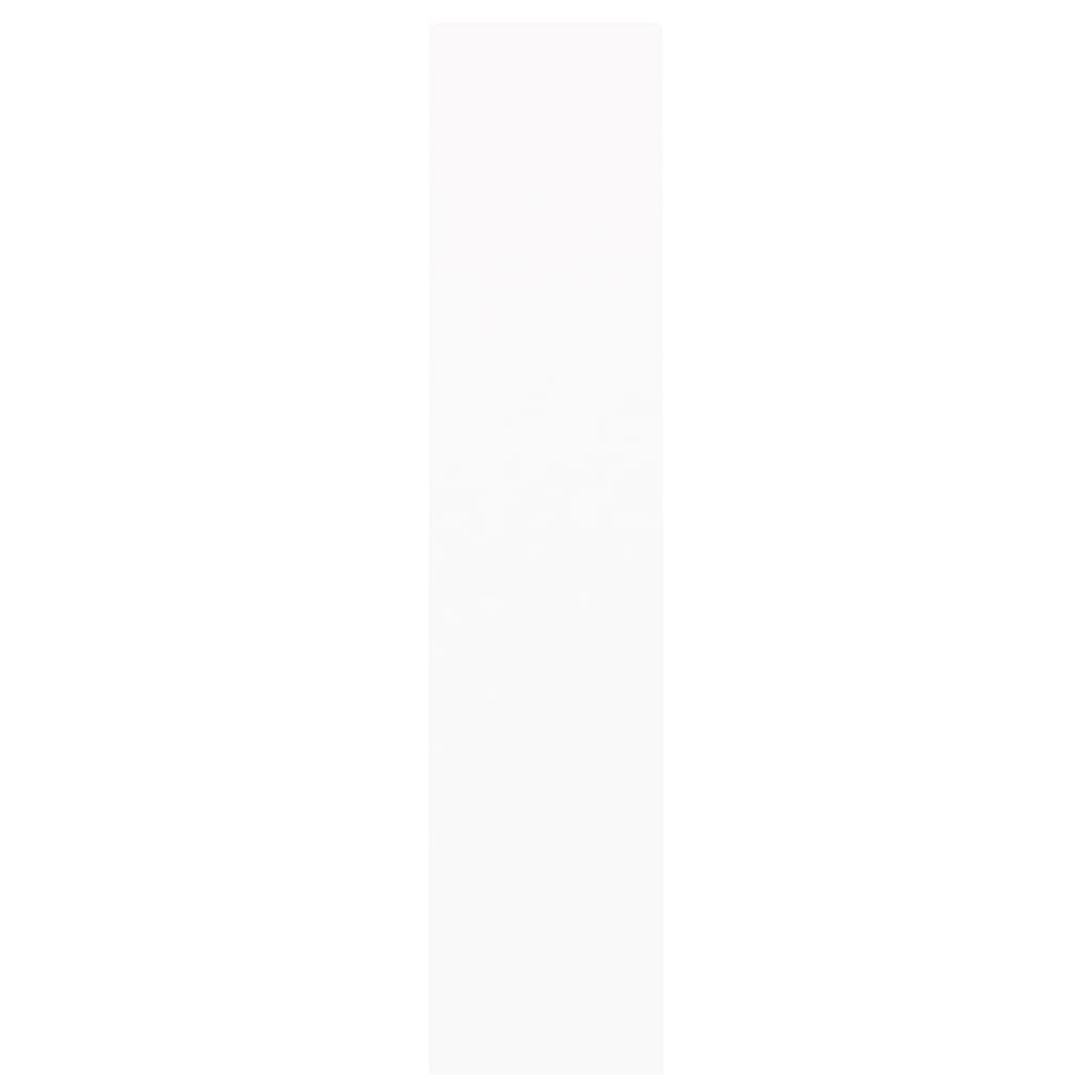 vidaXL raamaturiiul/ruumijagaja, valge, 40x30x135 cm