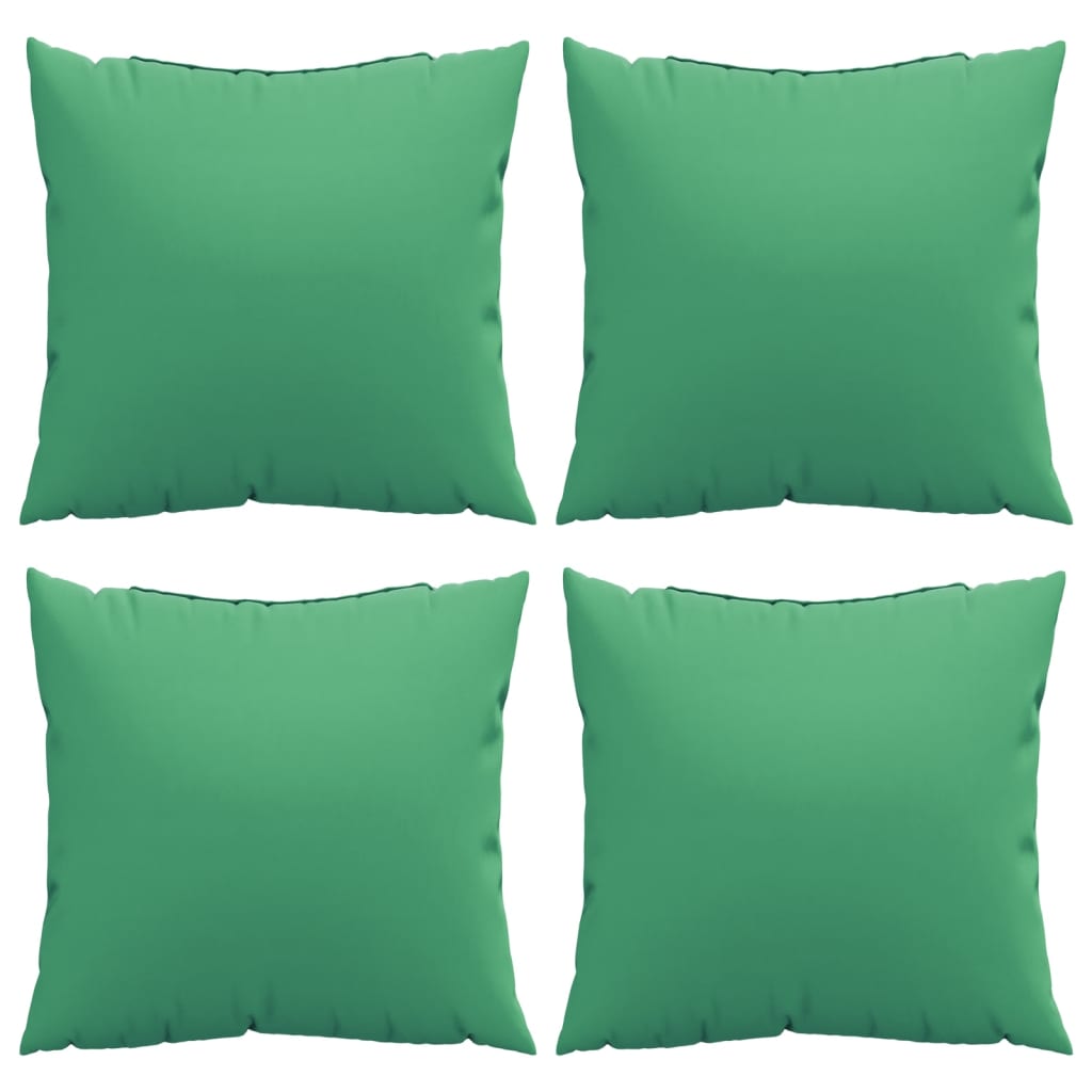 vidaXL dekoratiivpadjad 4 tk, roheline, 50 x 50 cm, kangas
