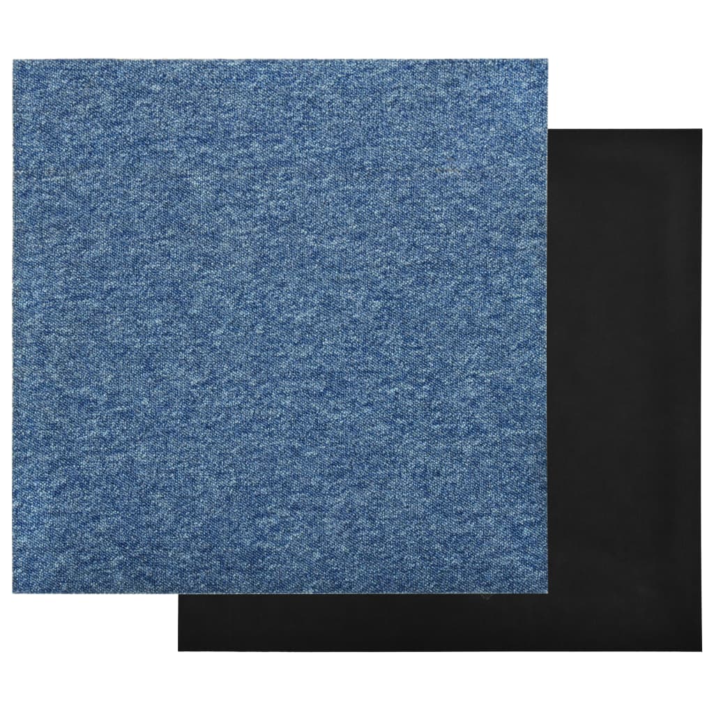 vidaXL põranda plaatvaibad 20 tk, 5 m², 50 x 50 cm, sinine