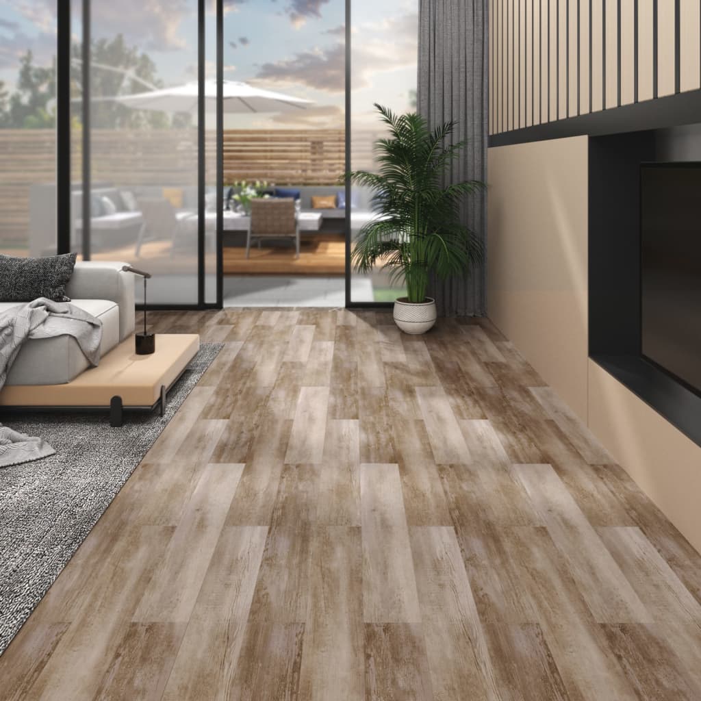 vidaXL PVC-st põrandalauad 5,02 m², 2 mm, iseliimuv, kulunud puit