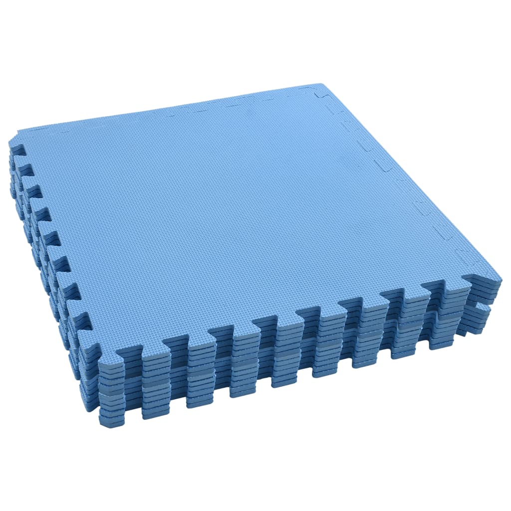 vidaXL põrandamatid 12 tk 4,32 ㎡ EVA-vaht, sinine