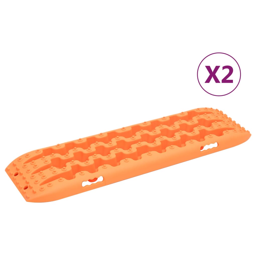 vidaXL veoplaadid 2 tk, oranž, 106x30,5x7 cm, nailon