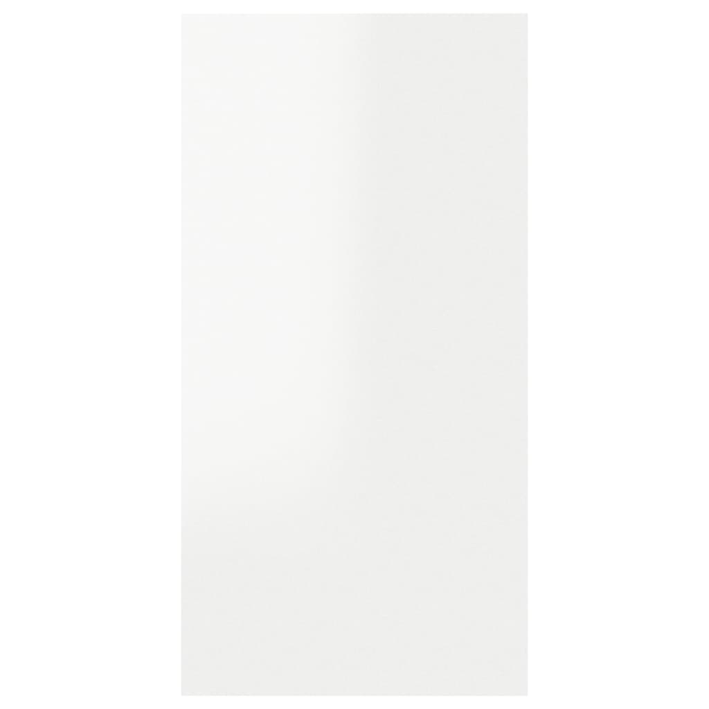 vidaXL telerikapid 2 tk kõrgläikega valge 30,5x30x60 cm puitlaastplaat