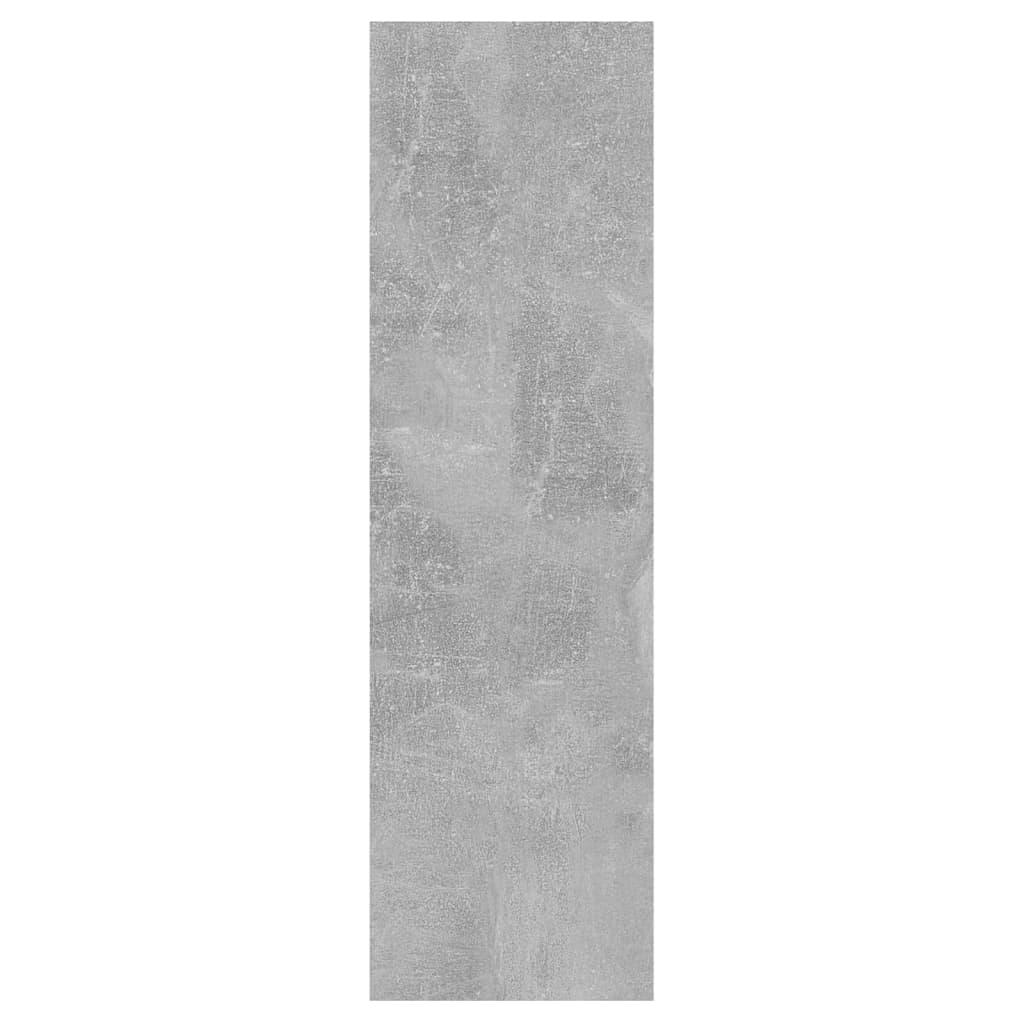 vidaXL seinariiul, betoonhall, 75 x 16 x 55 cm, puitlaastplaat