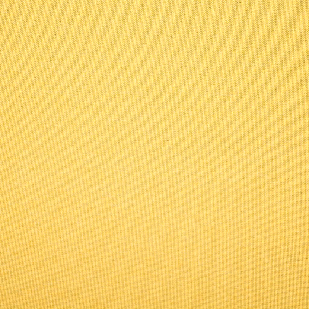 vidaXL 3-kohaline diivan, kangapolster, 172 x 70 x 82 cm, kollane