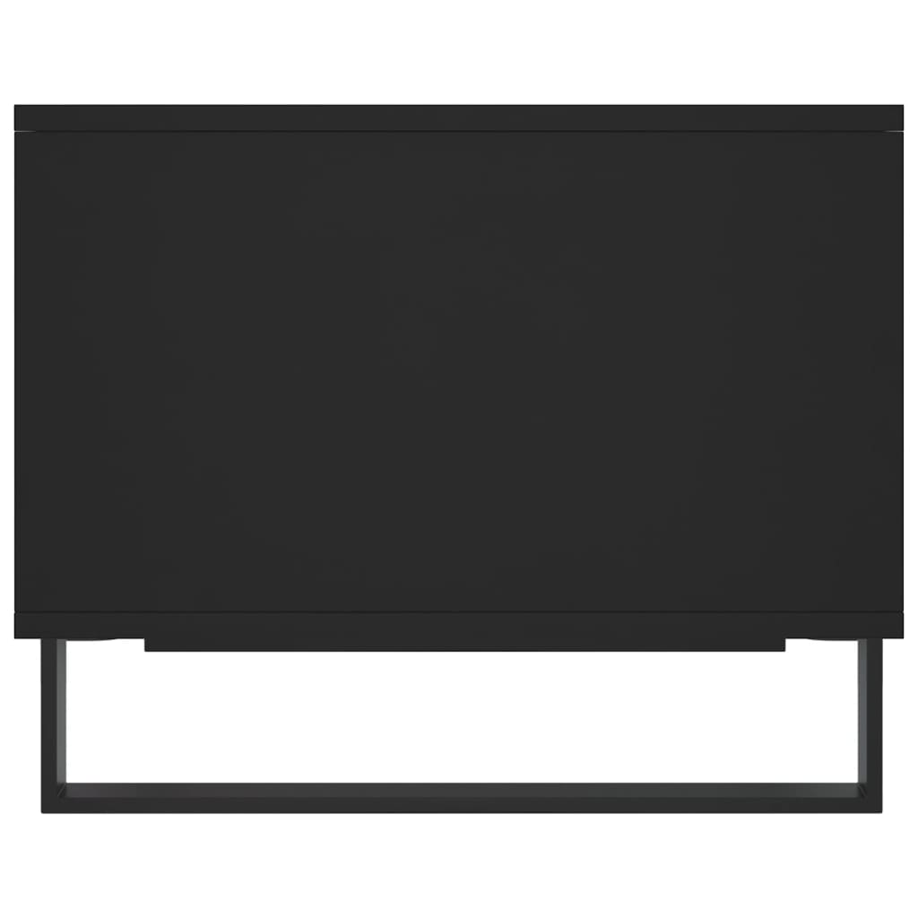 vidaXL kohvilaud, must, 60 x 50 x 40 cm, tehispuit