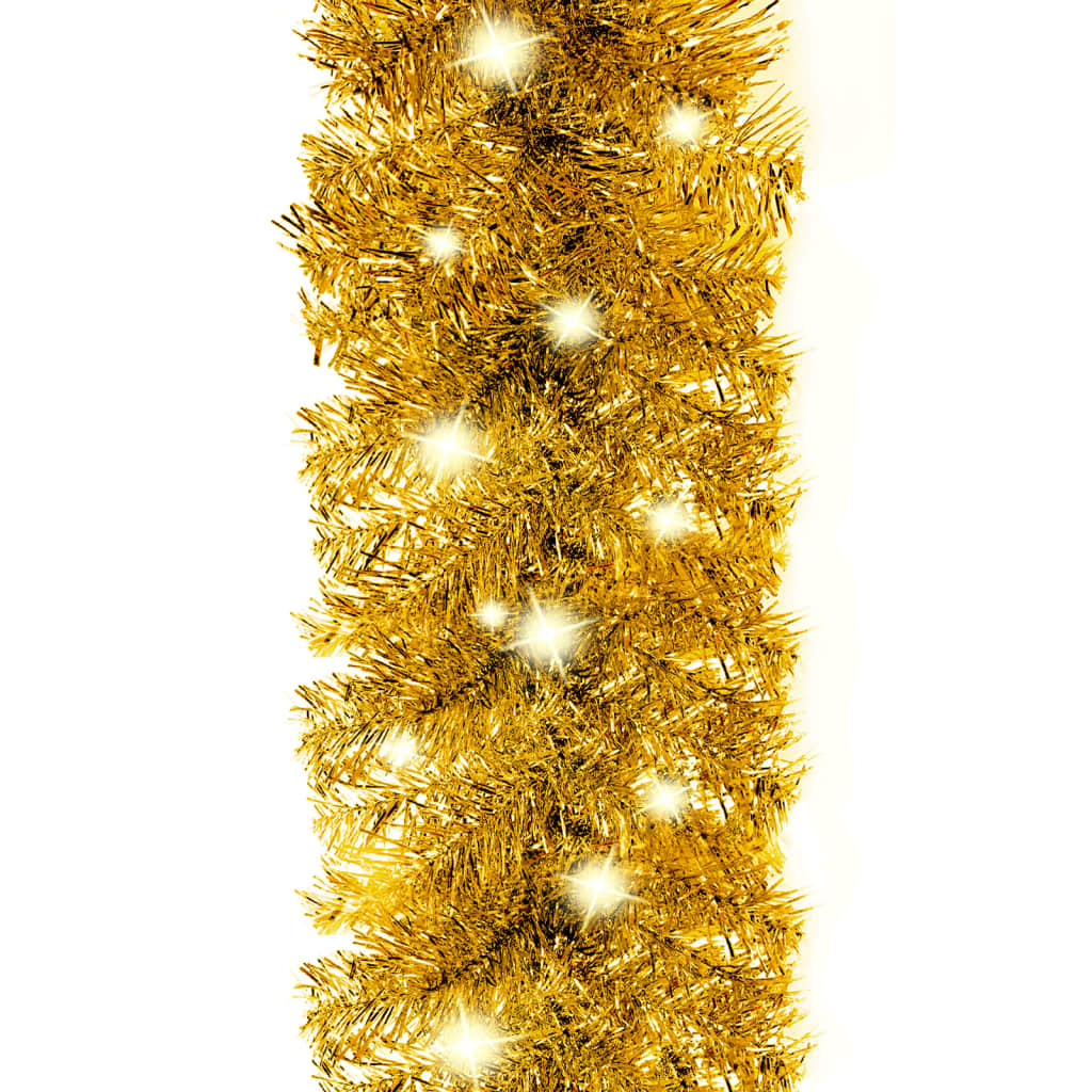 vidaXL jõuluvanik LED-tuledega 20 m kuldne
