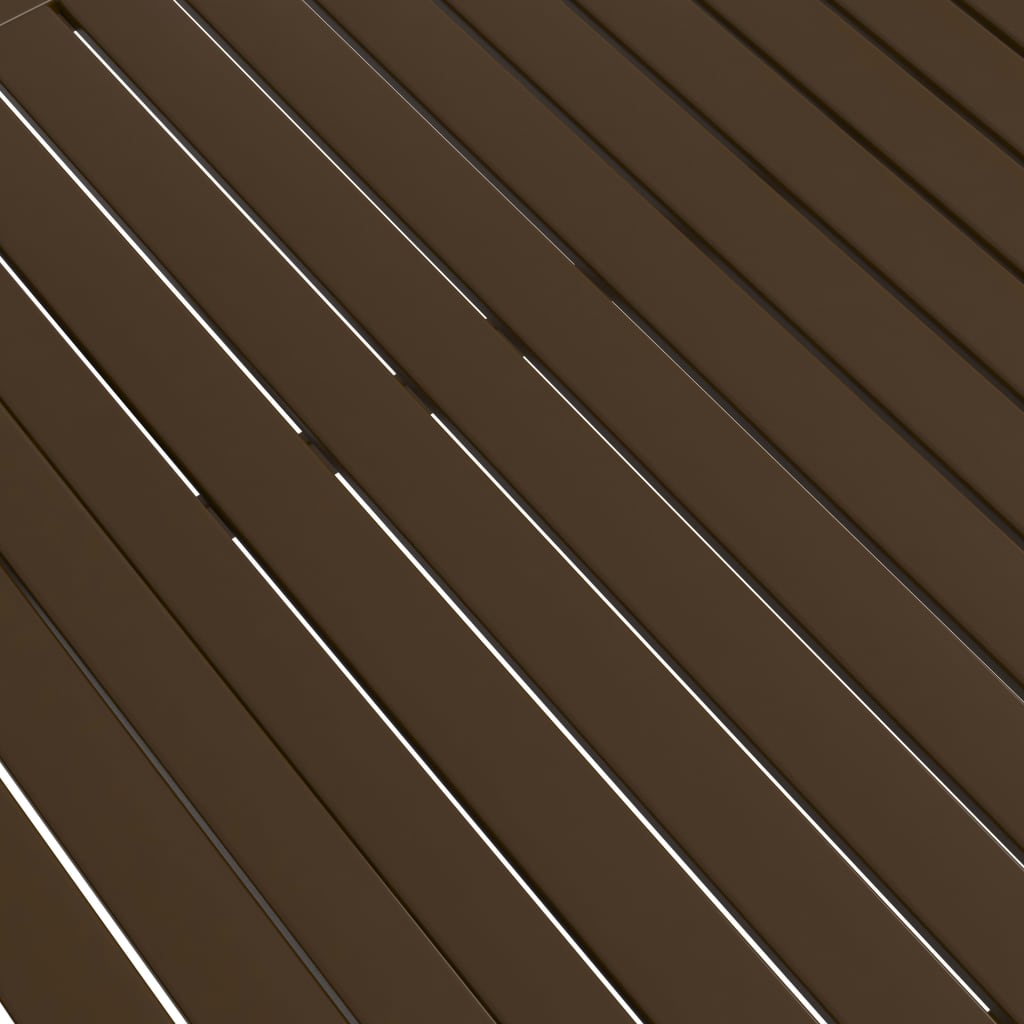 vidaXL aialaud, pruun, 190 x 80 x 72 cm, teras