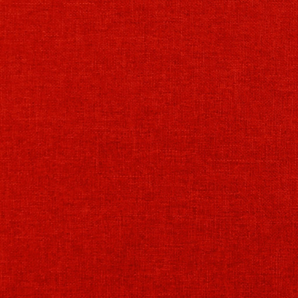 vidaXL massaažiga mänguritool jalatoega, must ja punane, kangas