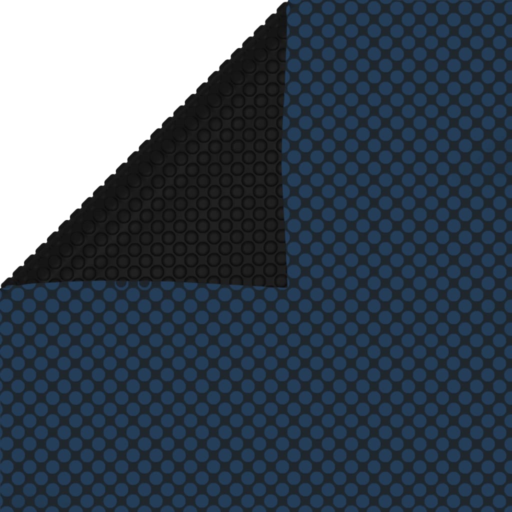 vidaXL ujuv PE ümmargune basseinikile, 975 x 488 cm, must ja sinine