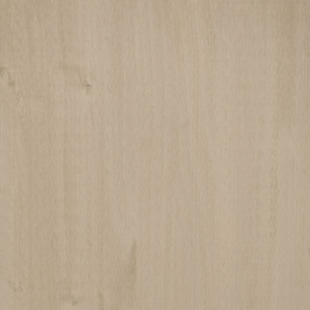 vidaXL raamatukapp "HAMAR", meepruun, 85x35x112 cm, männipuit