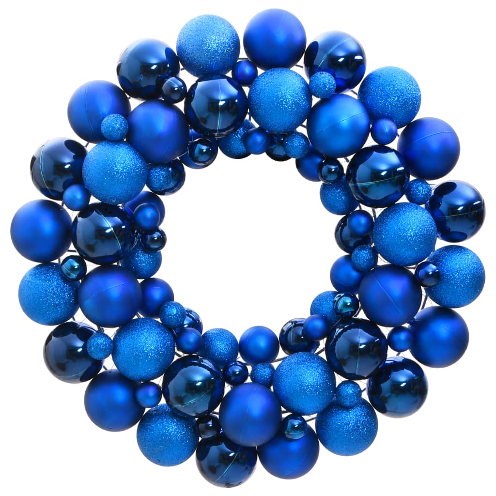 vidaXL jõulupärg, sinine, 45 cm, polüstüreen