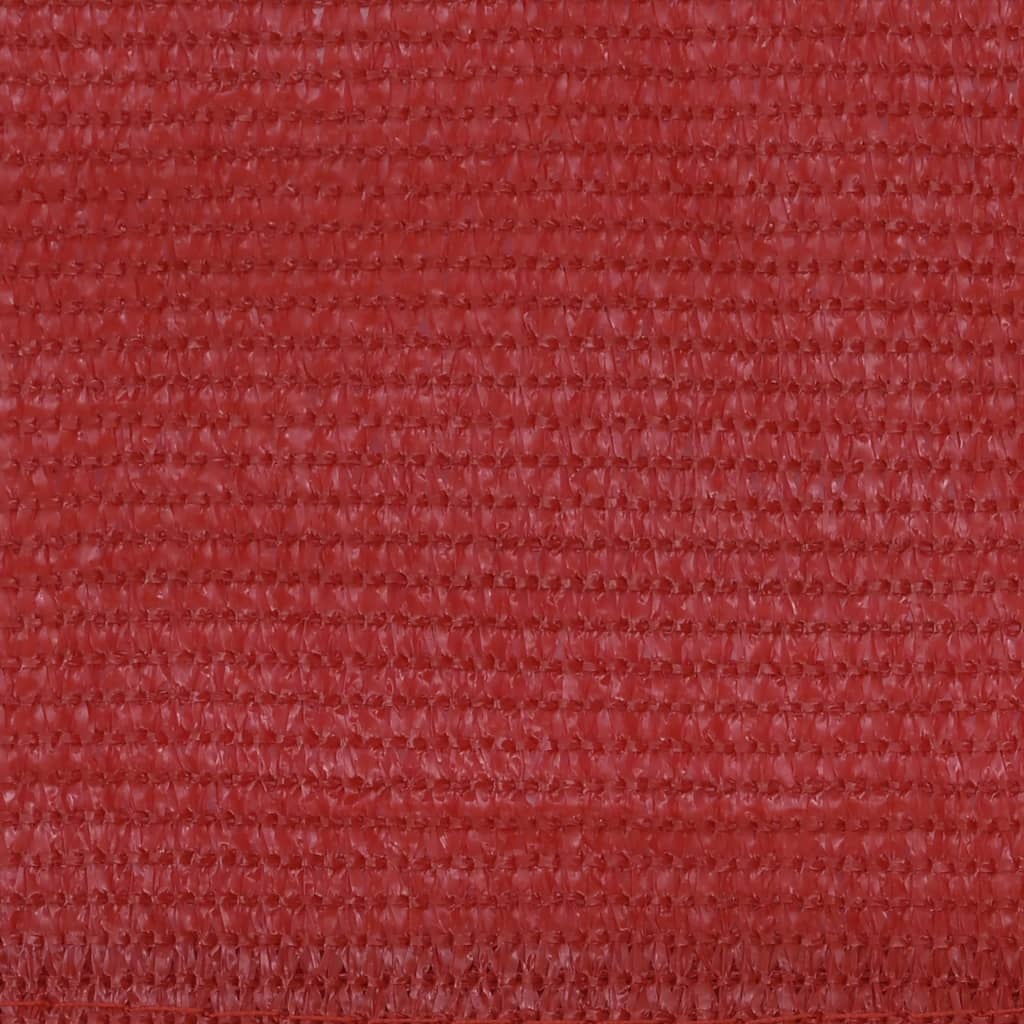 vidaXL rõdusirm, punane, 90 x 400 cm, HDPE