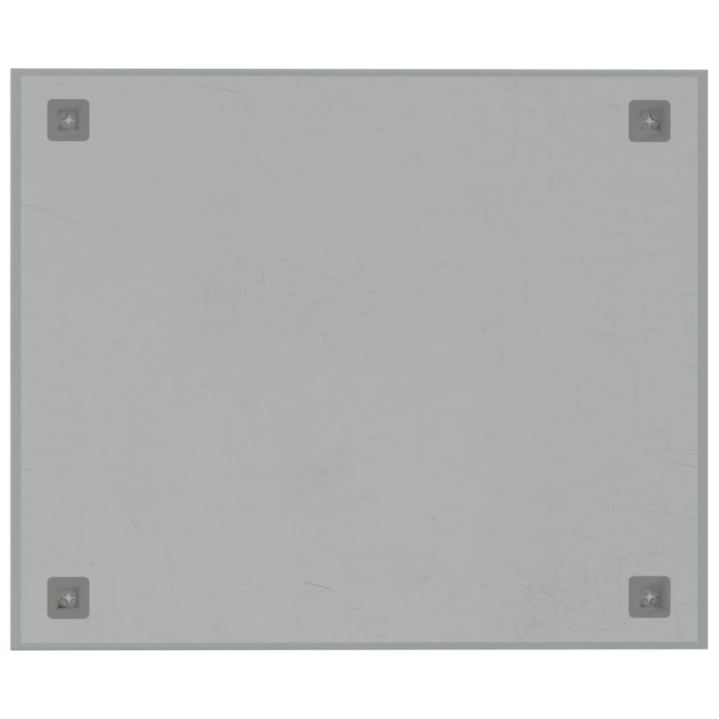 vidaXL seinakinnitusega magnettahvel, valge , 60 x 50 cm, klaas