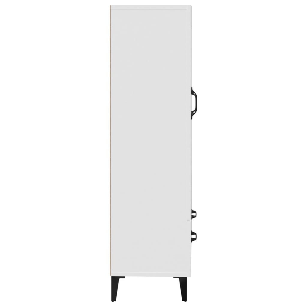 vidaXL kõrge kapp, valge, 70 x 31 x 115 cm, tehispuit