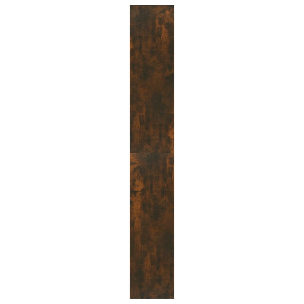 vidaXL raamaturiiul/ruumijagaja, suitsutatud tamm, 60x30x198 cm