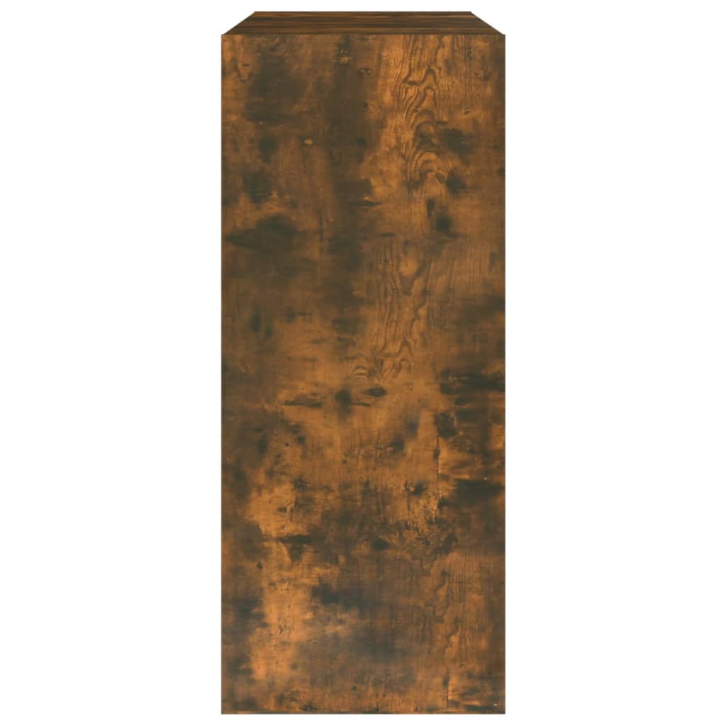 vidaXL raamaturiiul/ruumijagaja, suitsutatud tamm, 80x30x72 cm