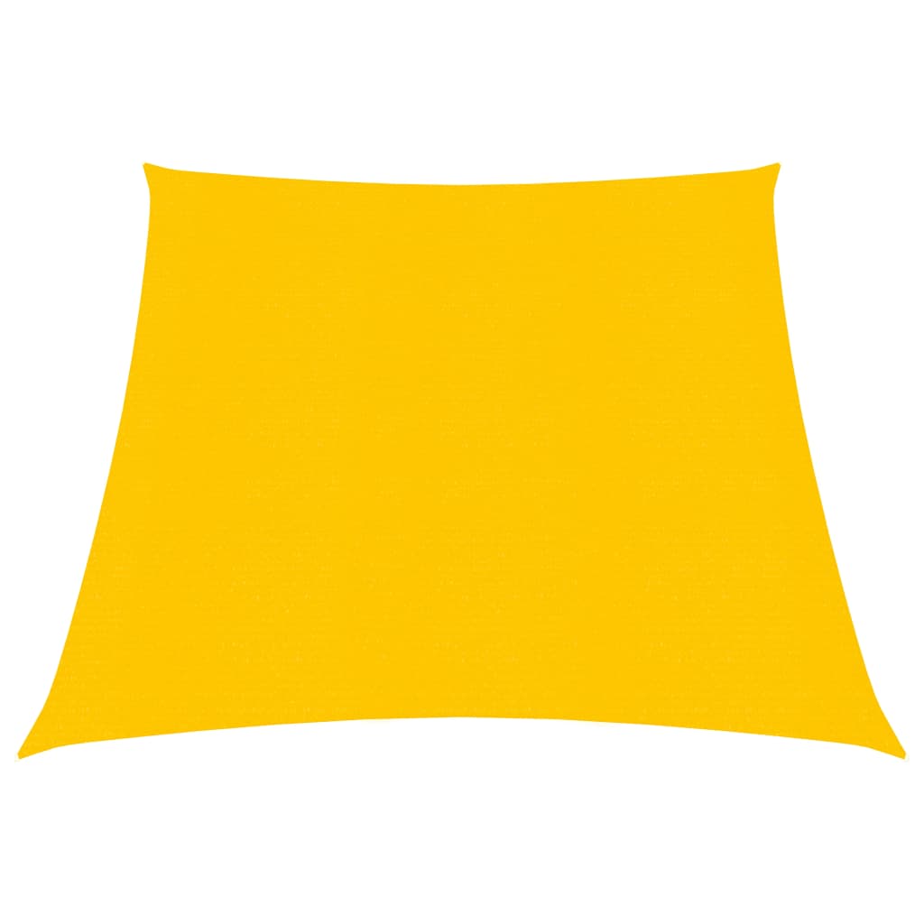 vidaXL päikesepuri 160 g/m², kollane, 3/4 x 3 m, HDPE