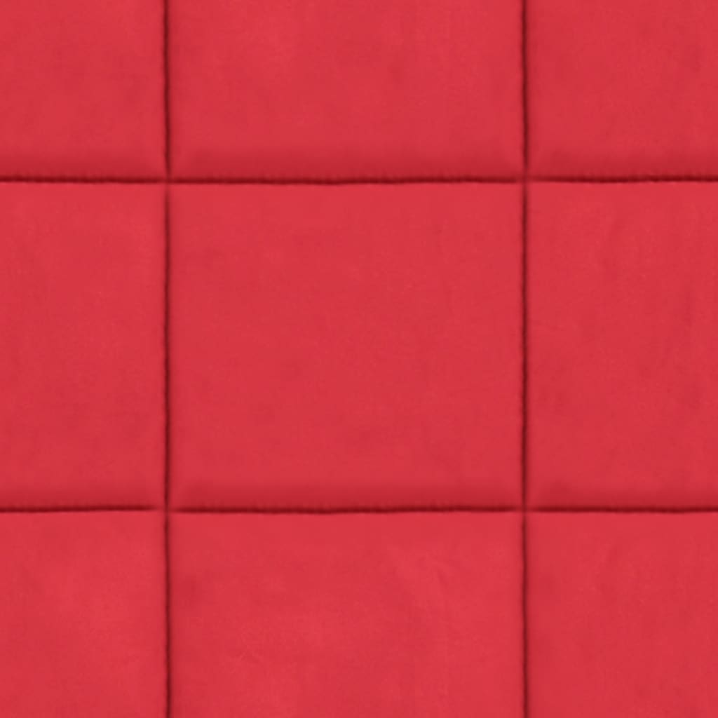 vidaXL 3-osaline talvetekikomplekt kangas punane 240x220/60x70 cm