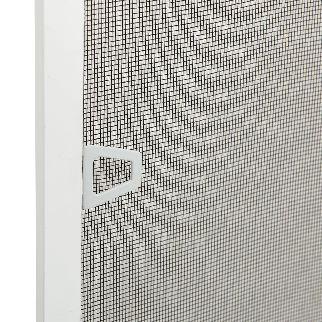 vidaXL putukavõrk aknale, valge, 100 x 120 cm