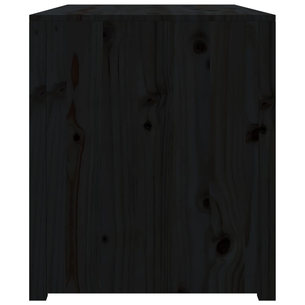 vidaXL õue köögikapp, must, 106 x 55 x 64 cm, männipuit