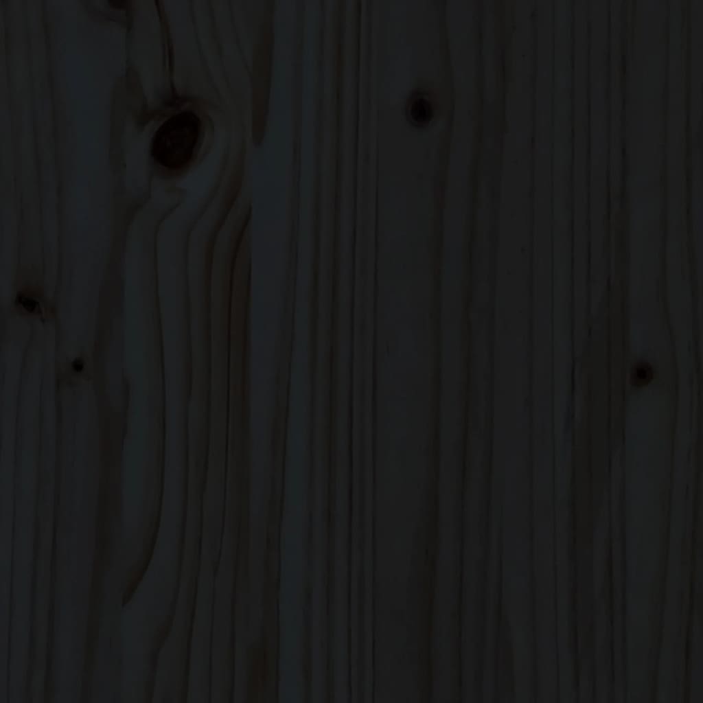 vidaXL aia jalapink, must, 120 x 80 cm, männipuit