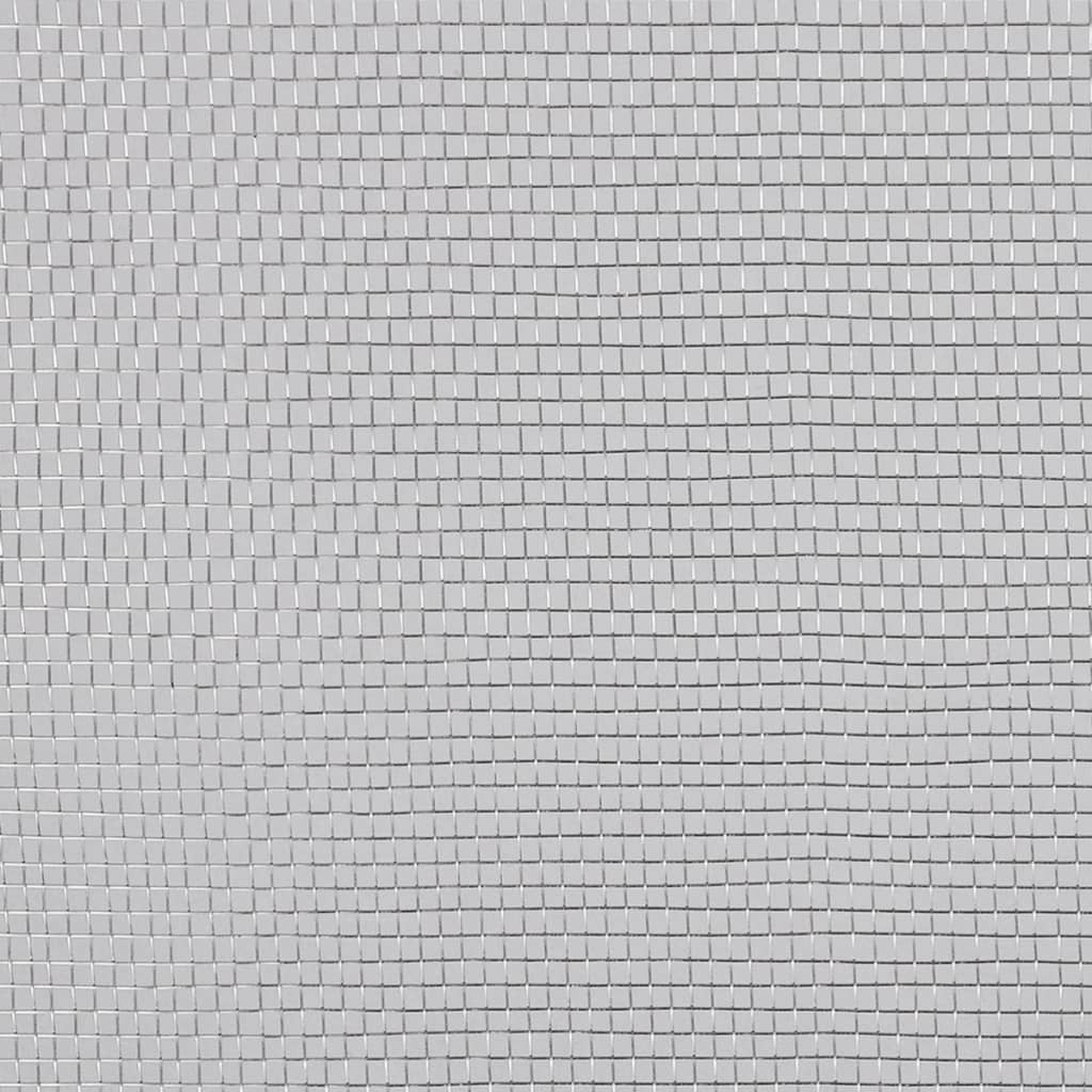 vidaXL võrkkate, alumiinium, 100 x 1000 cm, hõbedane
