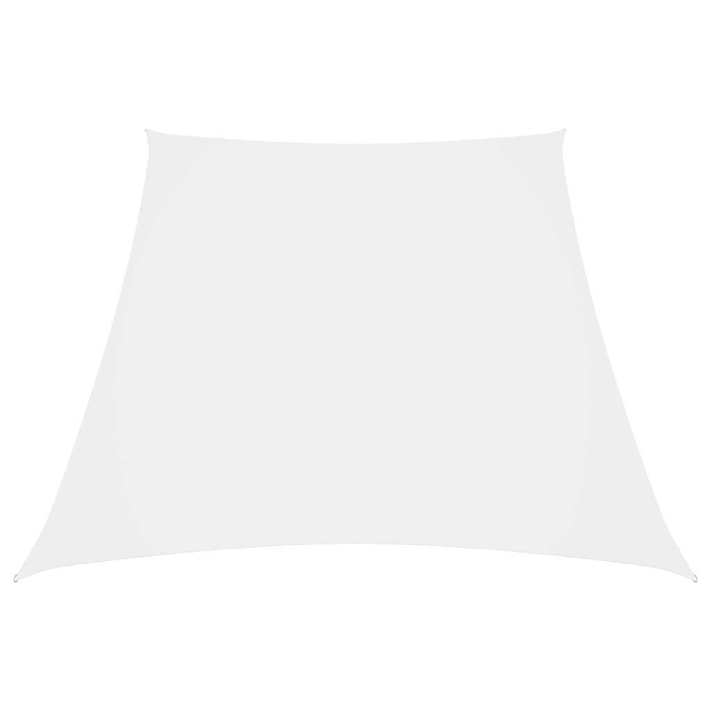 vidaXL oxford-kangast päikesepuri trapets, 3/4x3 m valge