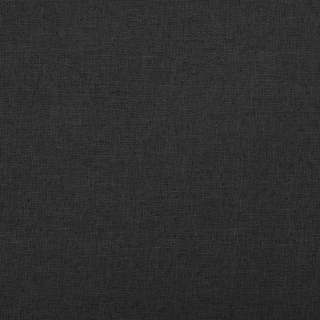 vidaXL kokkupandav hoiupink, must, 76x38x38 cm, kunstlina