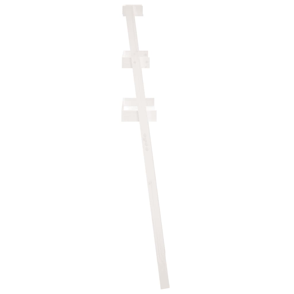 vidaXL rätikuriiul, valge, 63,5 x 32 x 179 cm, männipuit