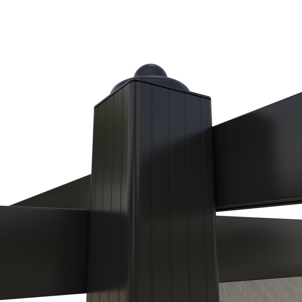 vidaXL varjualune eemaldatava katusega, 3 x 3 m, kreemjas