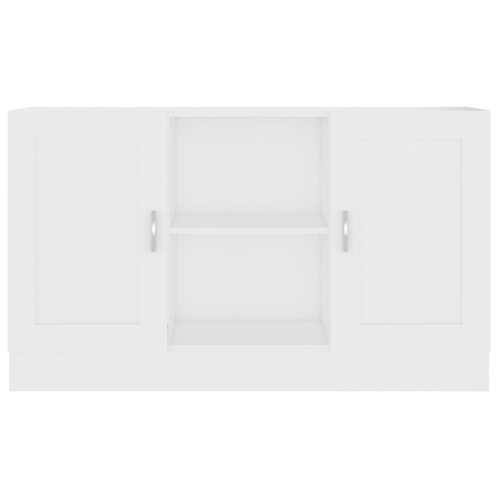vidaXL puhvetkapp, valge 120 x 30,5 x 70 cm puitlaastplaat
