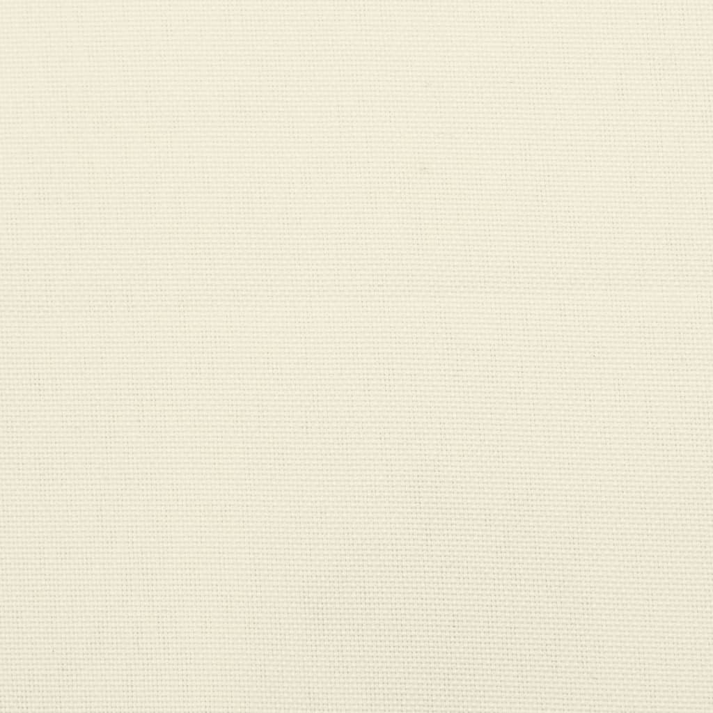 vidaXL aiapingi istmepadi, kreemjas, 180x50x3 cm, oxford-kangas
