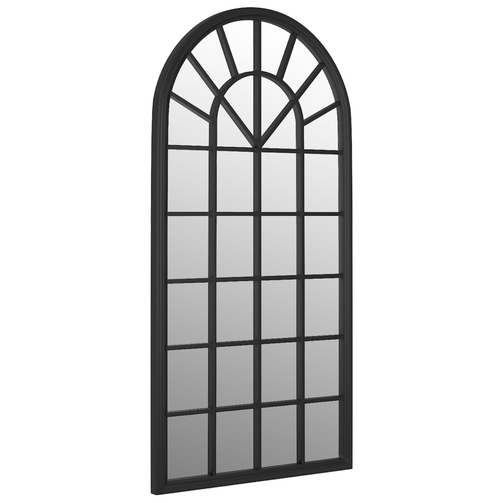 vidaXLpeegel, must, 90x45 cm, raud, toas kasutamiseks