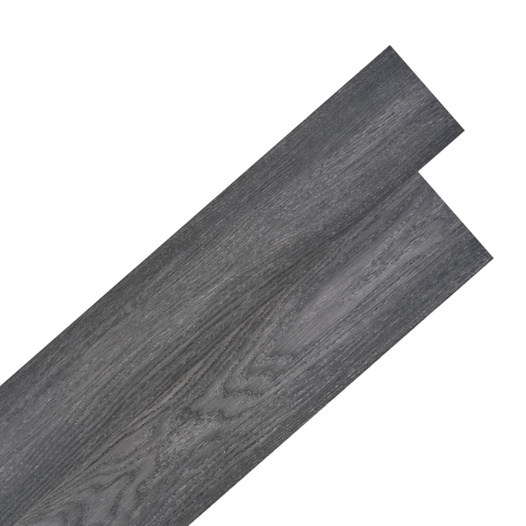 vidaXL iseliimuvad PVC põrandalauad 2,51 m², 2 mm, must ja valge