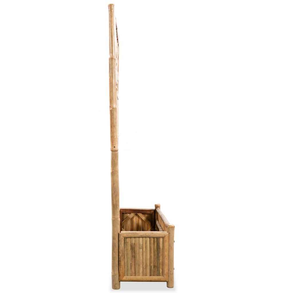 vidaXL võrega taimelava, bambusest 70 cm